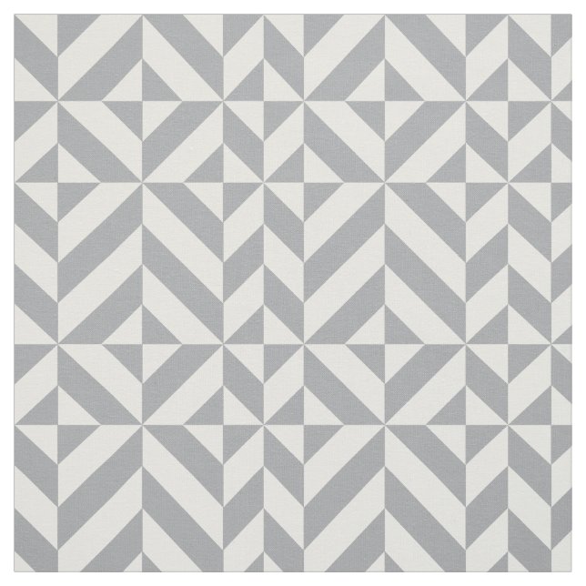 Warmes graues geometrisches Deko Cube Muster Stoff (Muster)