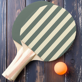 Warmes graues Polo-Streifen und fest Tischtennis Schläger