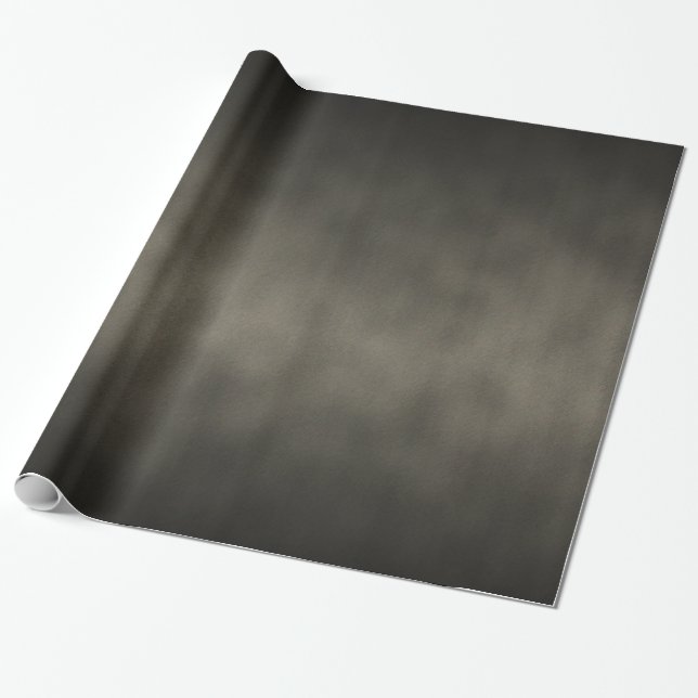 Warmes Gray Goth Ombre Hintergrundkunst Geschenkpapier (Ungerollt)