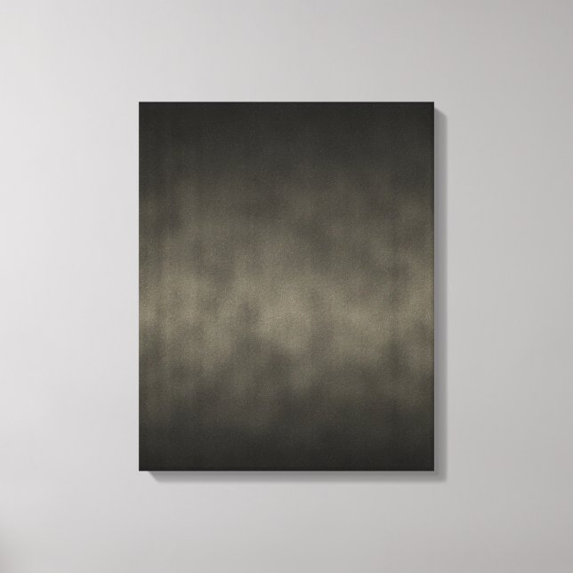 Warmes Gray Goth Ombre Hintergrundkunst Leinwanddruck (Vorderseite)