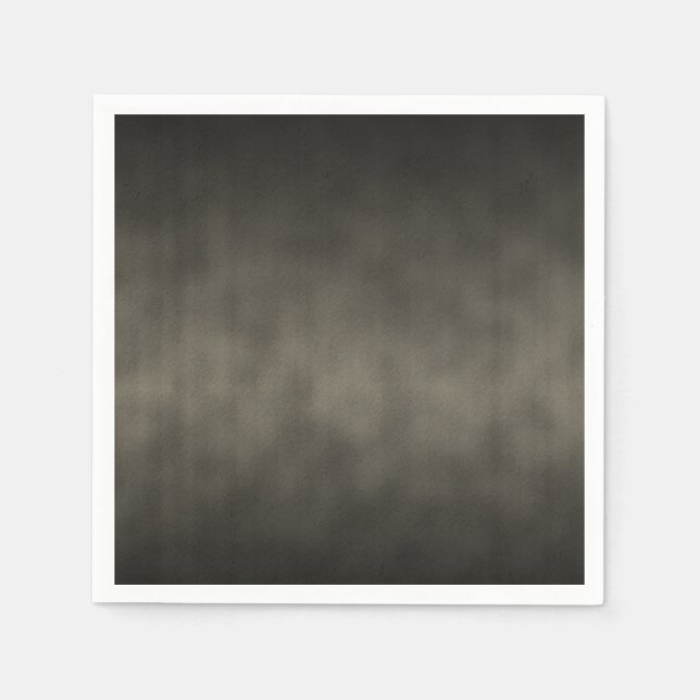 Warmes Gray Goth Ombre Hintergrundkunst Serviette (Vorderseite)