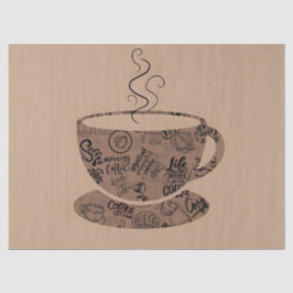 Warmes Kaffeehaus Essence Seidenpapier