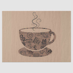 Warmes Kaffeehaus Essence Seidenpapier