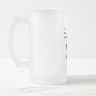 Warmes Kakao-Wetter Mattglas Bierglas