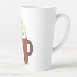 Warmes Kakao-Wetter Milchtasse