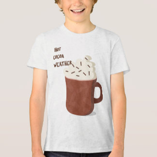 Warmes Kakao-Wetter Tri-Blend Shirt