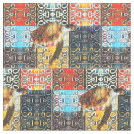 Warmes Meeresschildkröte-Muster Stoff