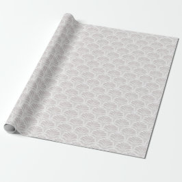 Warmes neutrales Art Deco | Minimalistisch modern Geschenkpapier