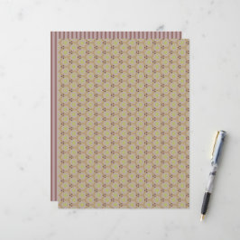 Warmes Neutrals Honeycomb Hexagons Scrapbook Paper