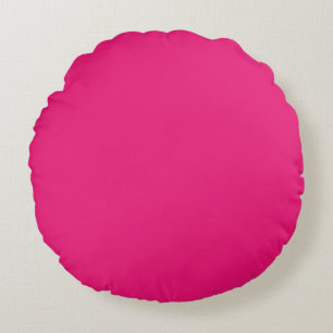 Warmes rosa rundes Baumwollkissen Rundes Kissen