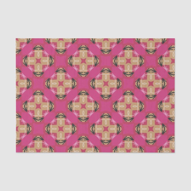Warmes rosa Südwestfädner Gewebe Papier aus dunkle (Vorderseite)
