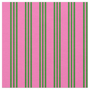 Warmes rosa und grünes, farbiges Muster Stoff