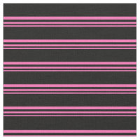 Warmes rosa und schwarz gefärbtes Streifen-/Linenm
