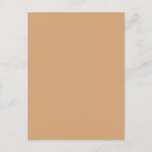 Warmes Sand benutzerdefinierte Postkarte – Elegant