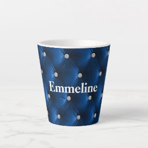 Warmes weich blaues Imitat Velvet Milchtasse