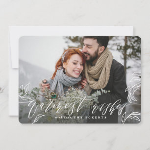 WARMEST WISHES FEIERTAGSKARTE