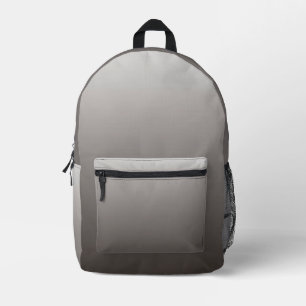 Warmgraues Licht zu tiefen Farbtönen Bedruckter Rucksack