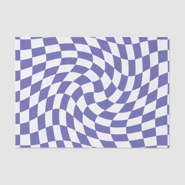 Warmierte Karo Retro Seidenpapier (Vorderseite)