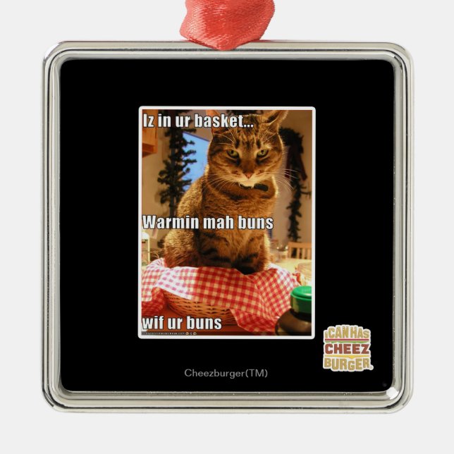 Warmin Milliamperestunde Brötchen Ornament Aus Metall (Vorne)