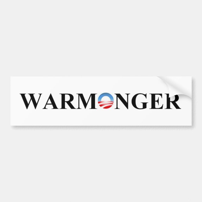 WARMONGER AUTOAUFKLEBER (Vorne)