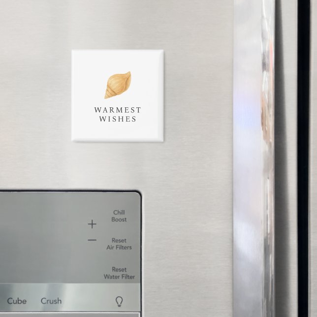 Warmseher Strand Moderne Weihnachten Magnet (In Situ (Kühlschrank))