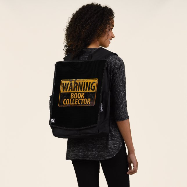 WARNBOOK COLLECTOR - Metallgefährdung Vorsicht bei Rucksack (Ausgewaschen)