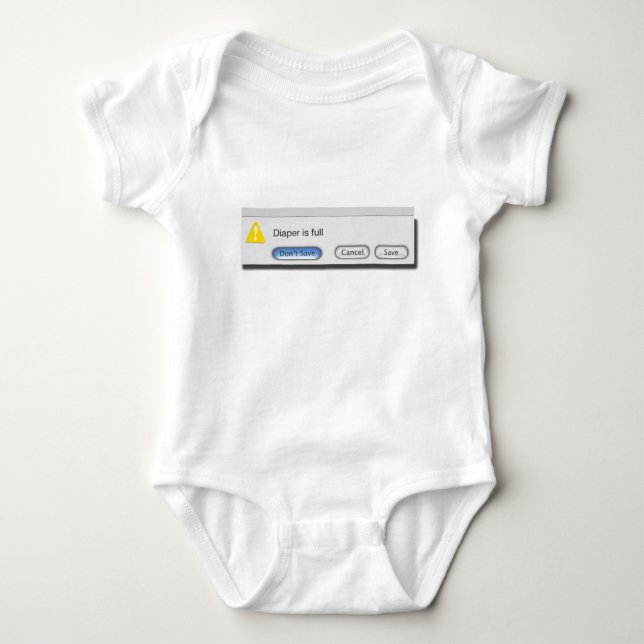 Warnbox Baby Strampler (Vorderseite)