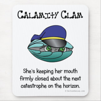 Warnen über den folgenden Desaster Mousepad