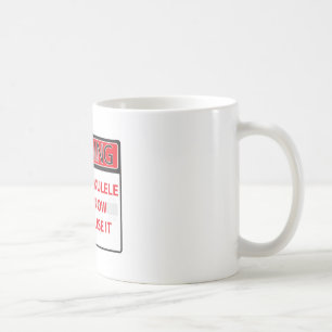 warnend habe ich einen Ukulele 2000Warning, das Kaffeetasse