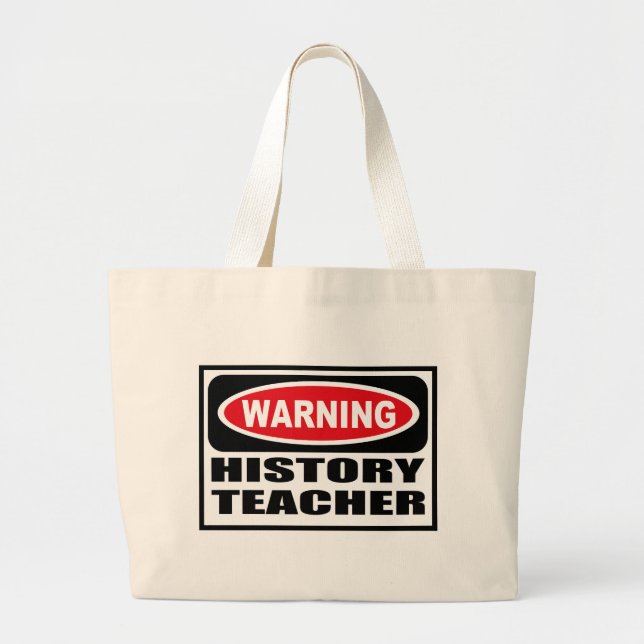 Warnende GESCHICHTSlehrer Tasche (Vorne)