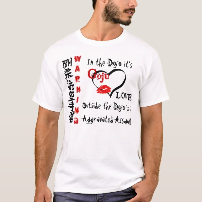 Warnende Goju LIEBE T-Shirt (Vorderseite)