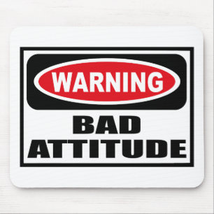 Warnende SCHLECHTE HALTUNG Mousepad