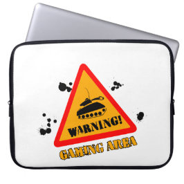 Warnende Spiel-Neopren-Laptop-Hülse 15" Laptopschutzhülle