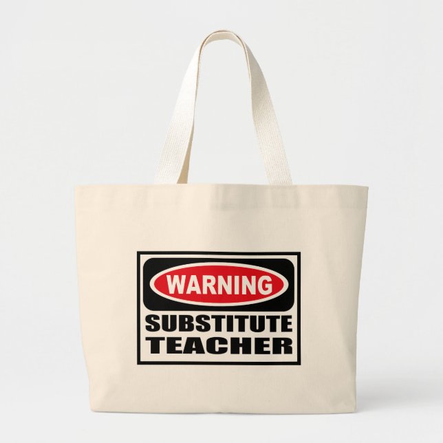 Warnende VERTRETUNGSLEHRER Tasche (Vorne)