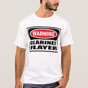 Warnender Clarinet-SPIELER T - Shirt
