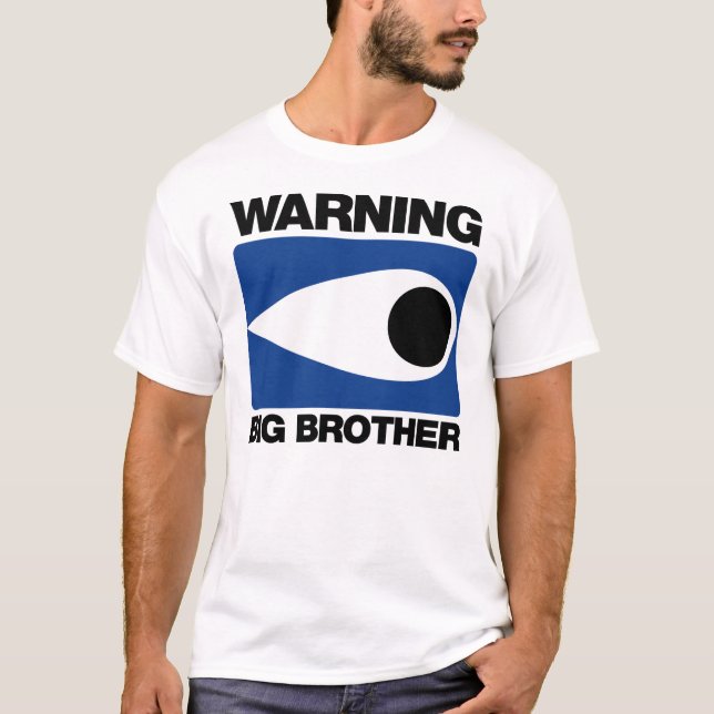 warnender großer Bruder T-Shirt (Vorderseite)