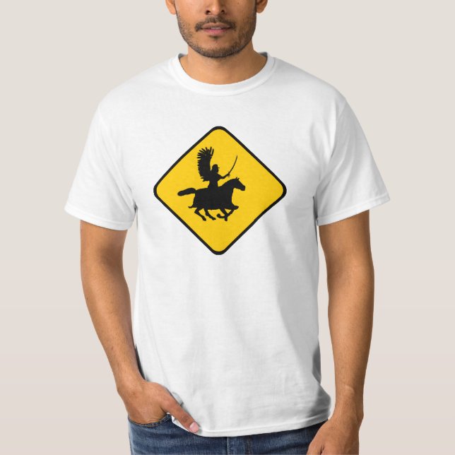 Warnender Hussar! T-Shirt (Vorderseite)