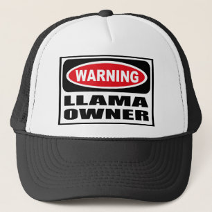 Warnender LAMA-INHABER Hut Truckerkappe