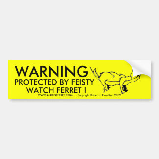 "WARNENDER" Snoozer Autoaufkleber