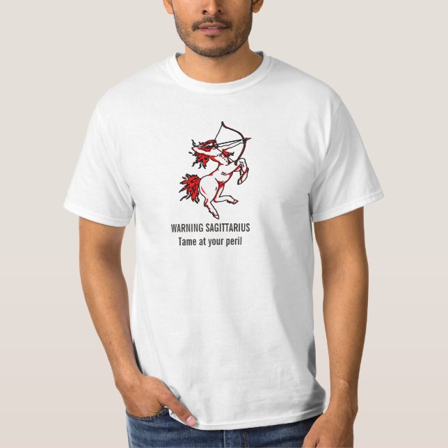 Warnender T - Shirt der (Vorderseite)