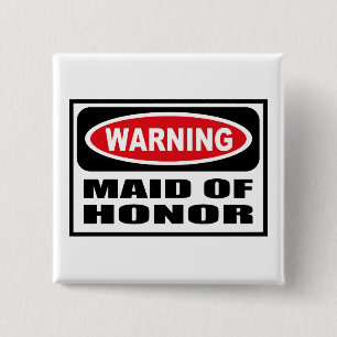 Warnender TRAUZEUGIN Knopf Button