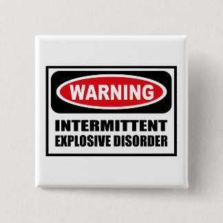 Warnender ZEITWEILIGER EXPLOSIVER STÖRUNG Knopf Button