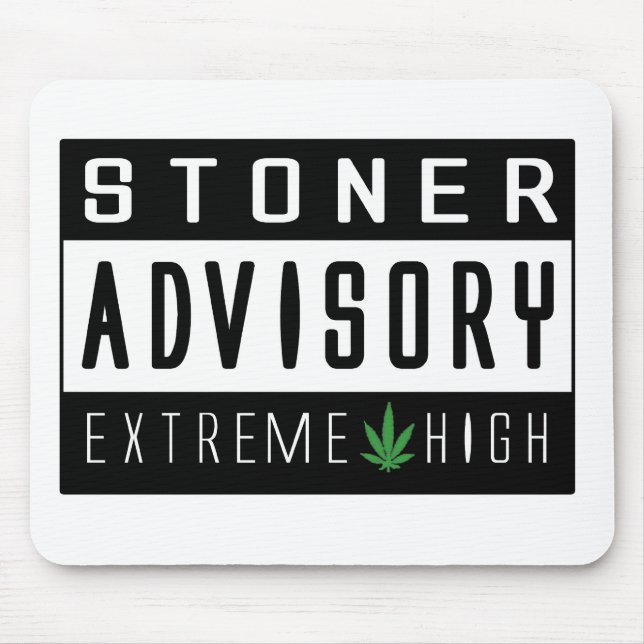 Warnendes extremes Hoch Mousepad (Vorne)