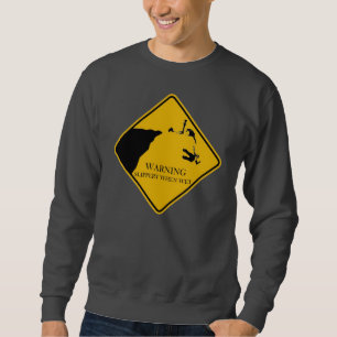 Warnendes glattes, wenn naß sweatshirt