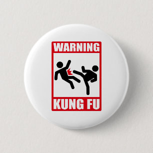 warnendes kung fu button