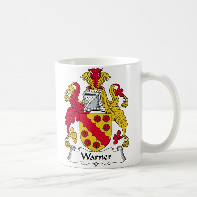 Warner-Familienwappen Kaffeetasse (Rechts)