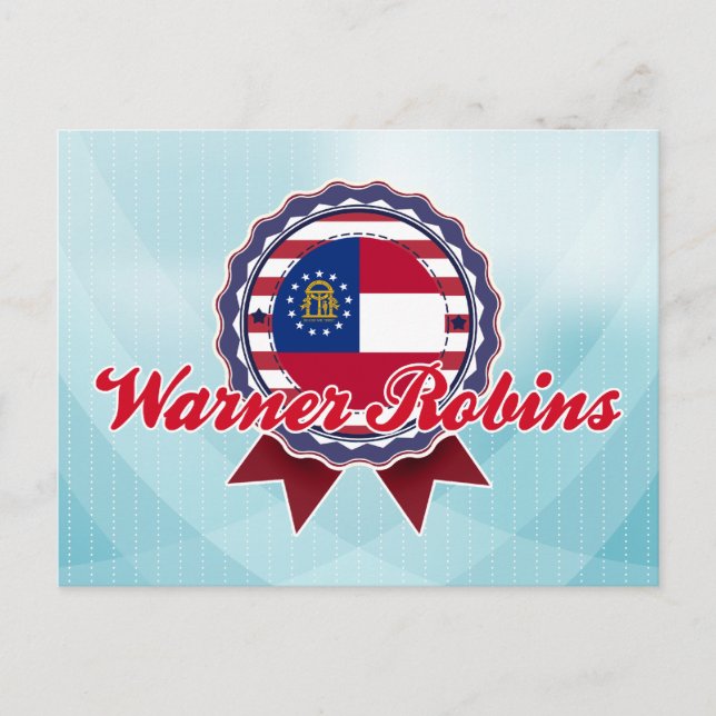 Warner Robins, GA Postkarte (Vorderseite)