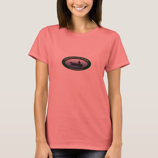 Warner's Pond Ladys Ringer T - Shirt (Vorderseite)