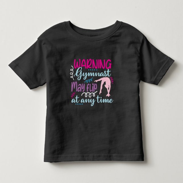 Warngymnastik kann jederzeit Gedreht werden Kleinkind T-shirt (Vorderseite)