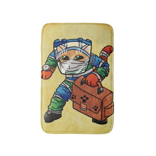 Warnhinweis Badematte (Vorderseite Vertikal)